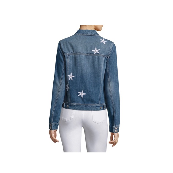 SALE  PAIGE STARFISH DENIM JACKET - Picture 5 of 5